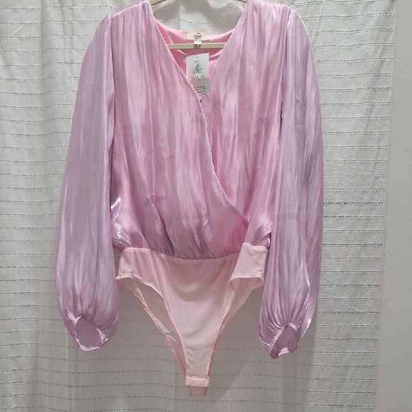 Entro Shimmering Lavender/Pink Bodysuit - Picture 2 of 8